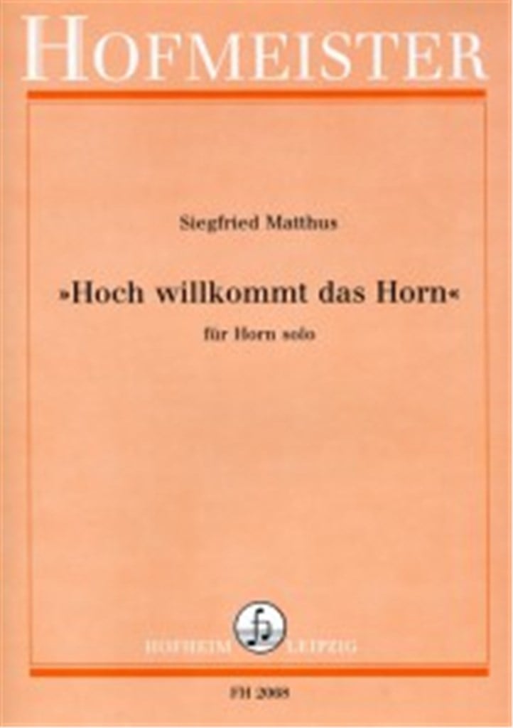 Hoch willkommt das Horn